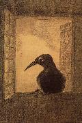 Odilon Redon The Raven Spain oil painting artist